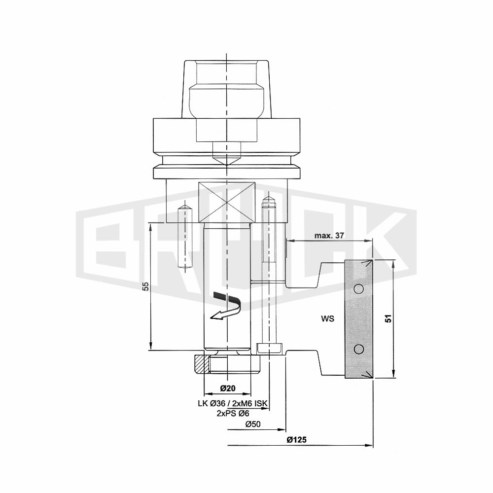 WP-Falzfräser 125 x 51 x 20mm Z4 V4