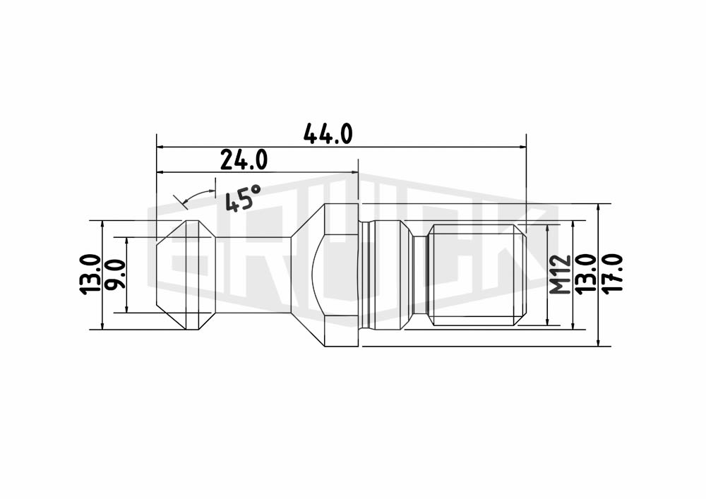 Anzugsbolzen SK30 Alberti