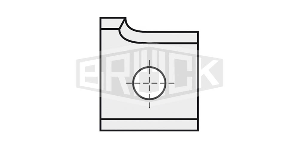 HW-WP 12x14,5x2 mm R2.5 rechts B20
