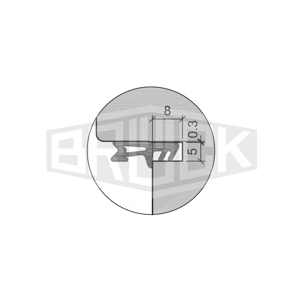 WP-Zusatzfräser f. Doppelfalz 139010T