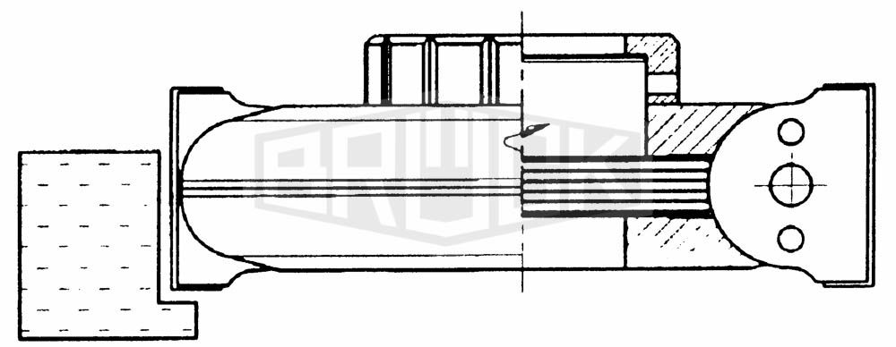 WP-Schwenkkopf Synchro 4 155 x 50 x 30 mm Z2