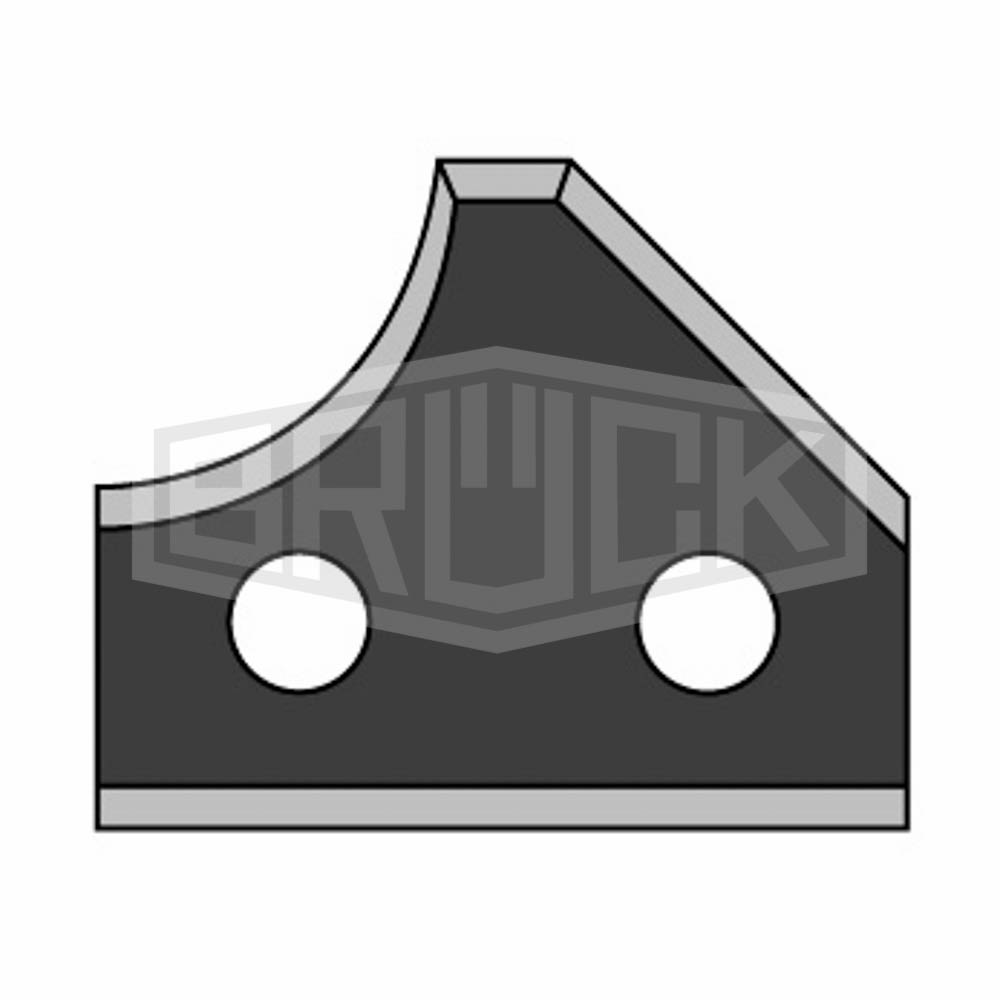 HW-Profilplatte Radius/Fase R=2mm – unten (f. 3460)