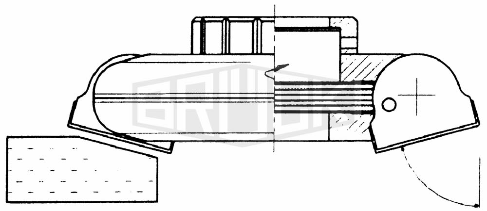 WP-Schwenkkopf Synchro 4 155 x 50 x 30 mm Z2