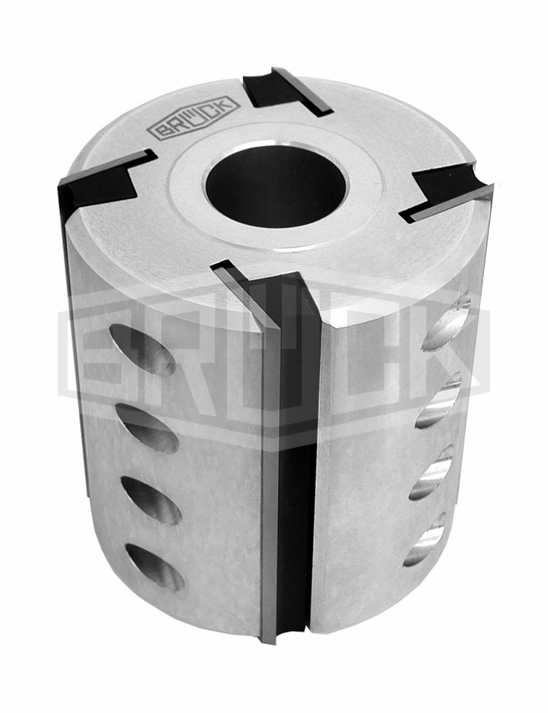 Hobelkopf 125 x 80 x 40 mm Z 4, LM m. HS-SHM