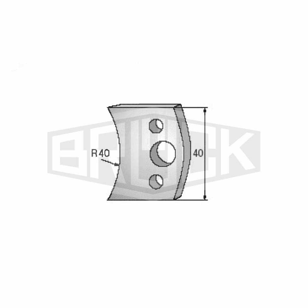 UNI-Abweiser 40mm Nr. 8