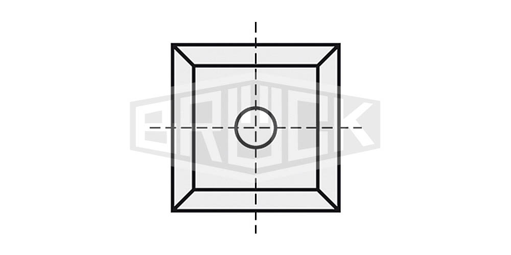 HW-VS 10,5x10,5x1,5 mm B20