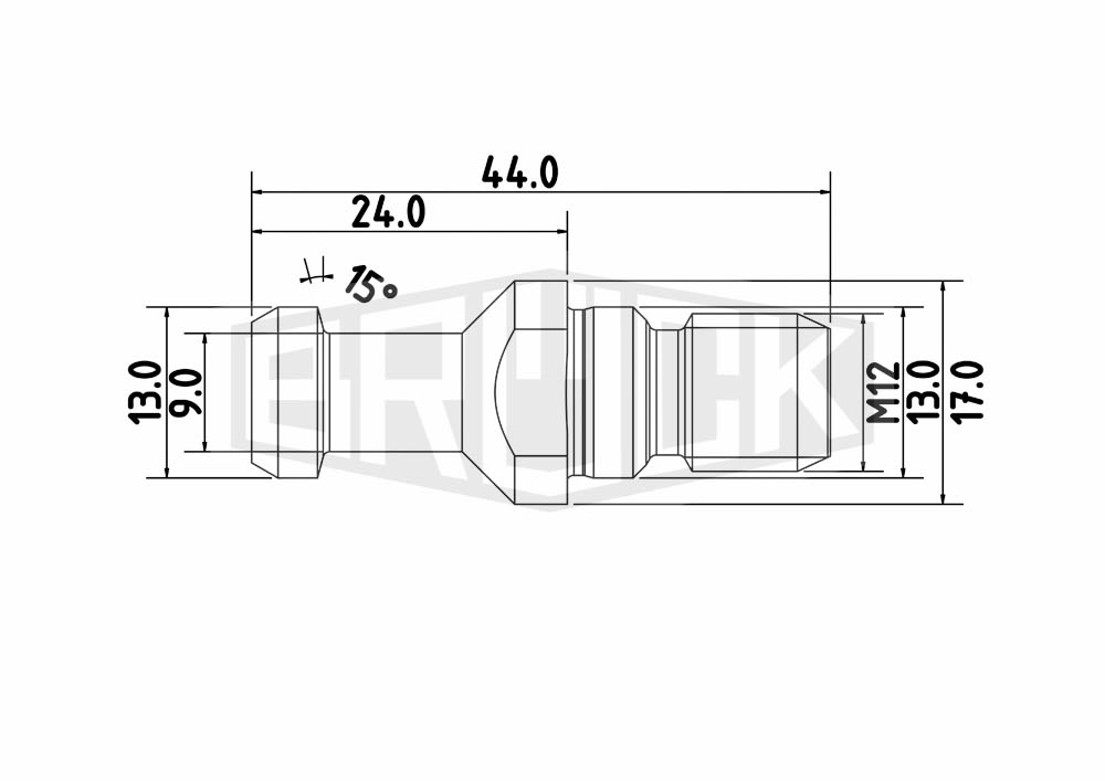 Anzugsbolzen SK30 DIN 69872-B