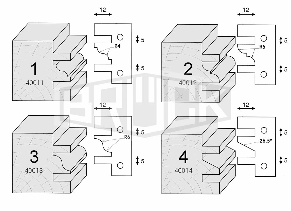WP-Konterprofiler 120x40x30mm Z2