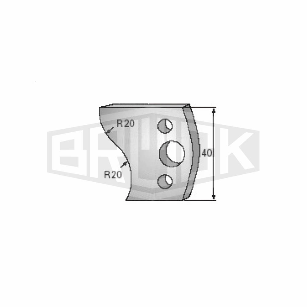 UNI-Abweiser 40mm Nr. 9