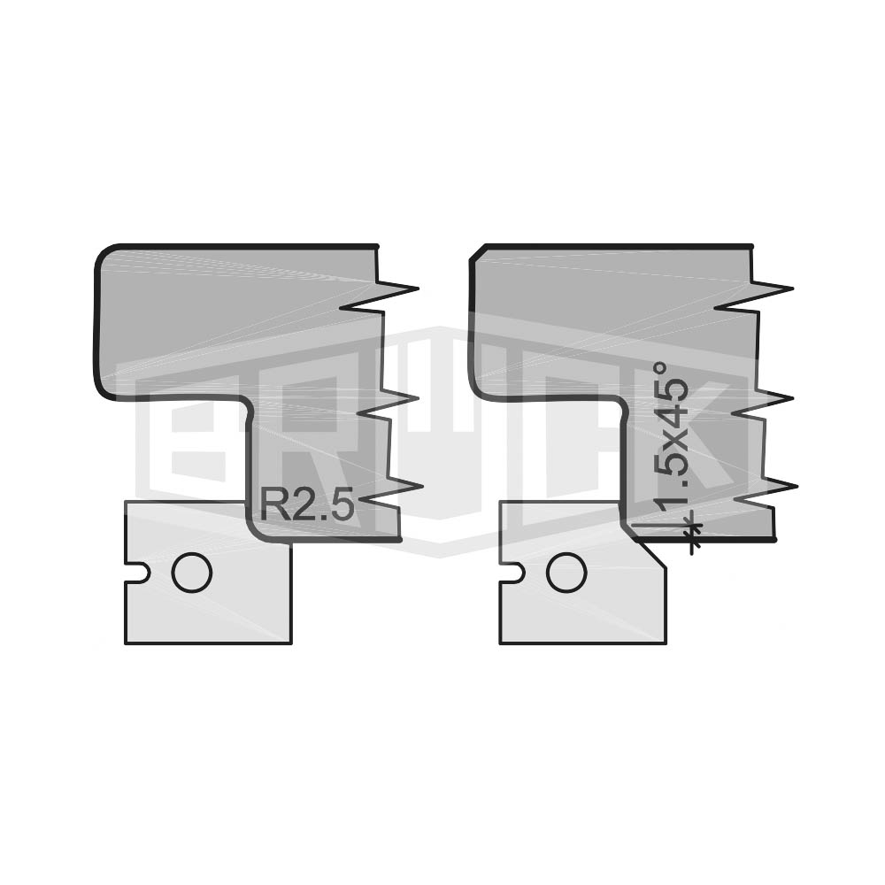 WP-Türfalzfräser f. Falztiefe 15mm