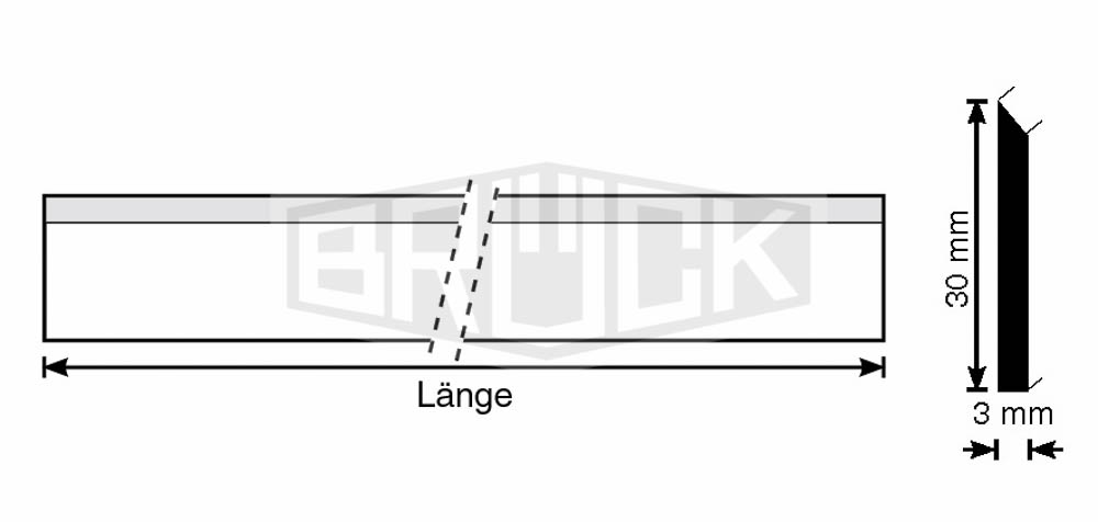HS-Hobelmesser 80 x 30 x 3,0 mm 18%