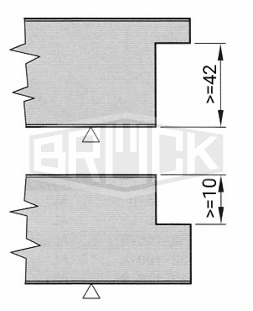 DP Falzkopf ECONOMY 125 x 50 x 30 mm Z2+2