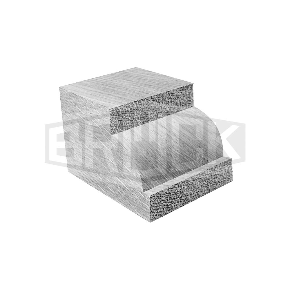HW-Viertelstabfräser R=2mm D=16,7mm S=8mm