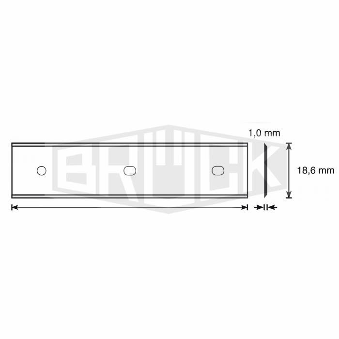 Original BRÜCK Hobelmesser 60 mm - Standard